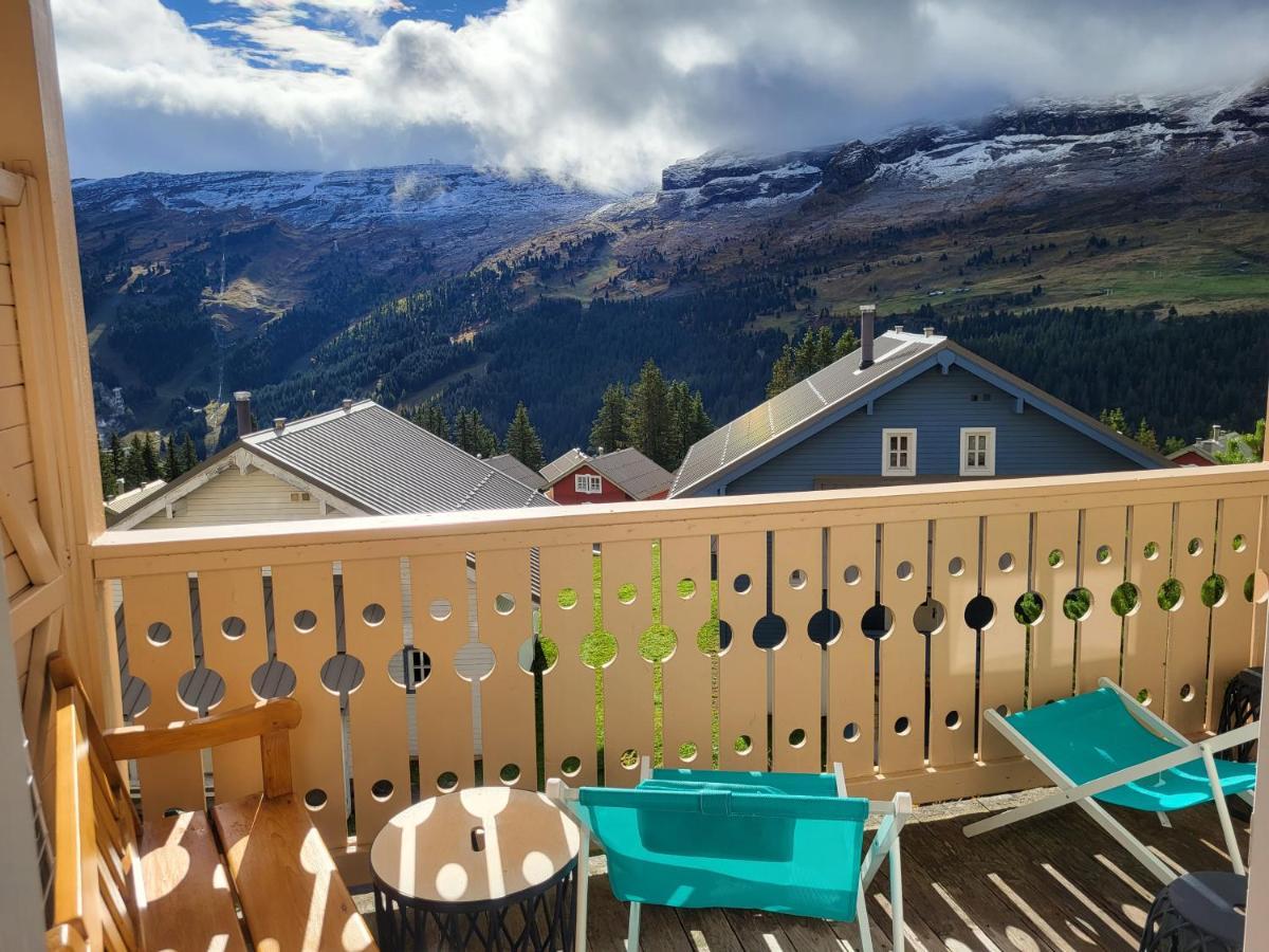 Magnifique Appartement Avec Terrasse Et Vue Imprenable Sur Le Cirque De Flaine, 2 Chambres Et Coin Montagne, 6 Personnes Exterior foto